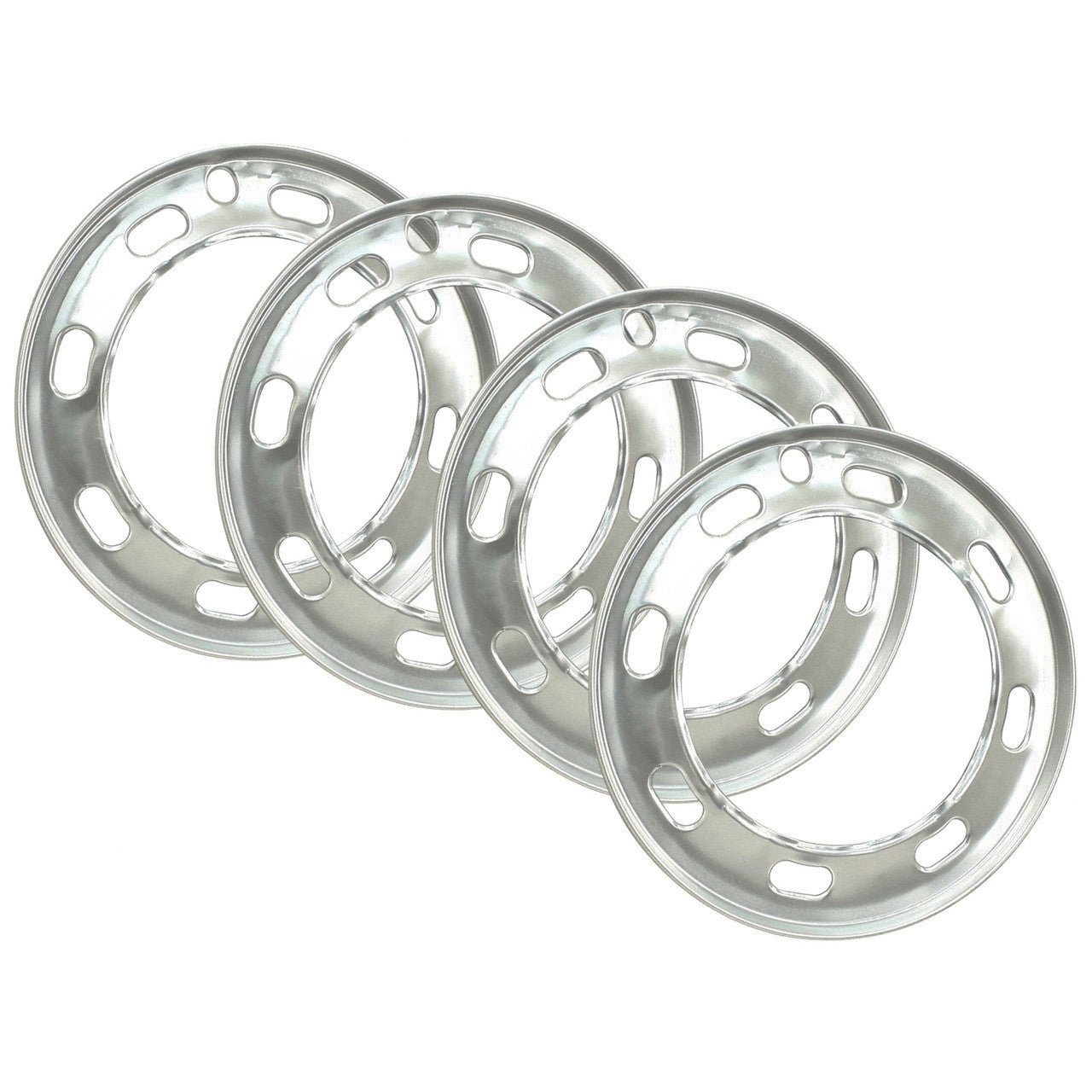 Empi 9554 Aluminum Beauty Rings For Early Vw 15" Wheels 1966 - 1967, Set Of 4 - Moore Parts