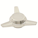 Empi 9621 Chrome Wheel Center Knock - Offs / 3 Spoke Spinners, Set Of 4 - Moore Parts