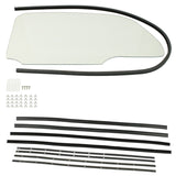 Empi 9780 Vw Bug 1 Piece Clear Window Kit With Snap - In Scrapers 1958 - 64, Pair - Moore Parts