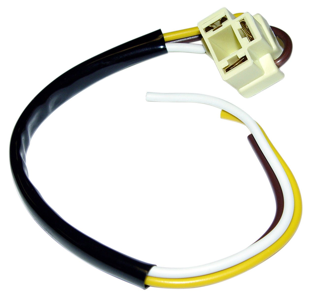 Heavy Duty 3 Prong Headlight Pigtail Connector, HD Hi/Low Plug Connector End - Moore Parts
