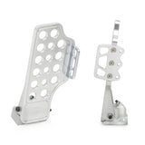 Jamar Performance Silver Pro - X Aluminum Gas Pedal With Round Openings - Moore Parts