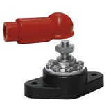 K4 Black Single Pole 3/8" Power Stud With Screw Outlets/12 Volt 150Amp - Moore Parts