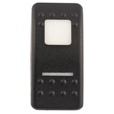 K4 Contura II Hard Touch Black Actuator, W/1 Square White Lens, 1 Bar White Lens - Moore Parts