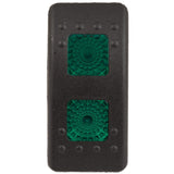K4 Contura II Hard Touch Black Actuator, With Two Green Square Green Lenses - Moore Parts