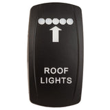 K4 Engraved - 2 "ROOF LIGHTS" Contura Switch Actuator For II, III, V Switch Bodies - Moore Parts