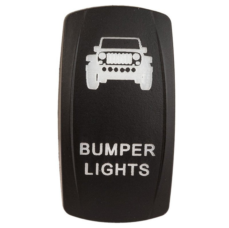 K4 Engraved "BUMPER LIGHTS" Contura Switch Actuator For II, III, V Switch Bodies - Moore Parts
