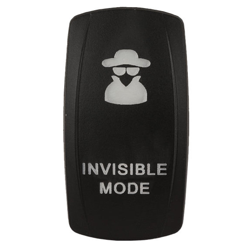 K4 Engraved "INVISIBLE MODE" Contura Switch Actuator II, III, V Switch Bodies - Moore Parts