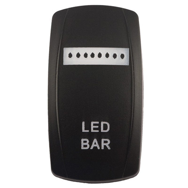 K4 Engraved "LED BAR" Contura Switch Actuator For II, III, V Switch Bodies - Moore Parts