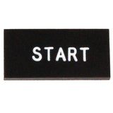 K4 Engraved "START" Toggle Switch Identification Dash Tag - Moore Parts