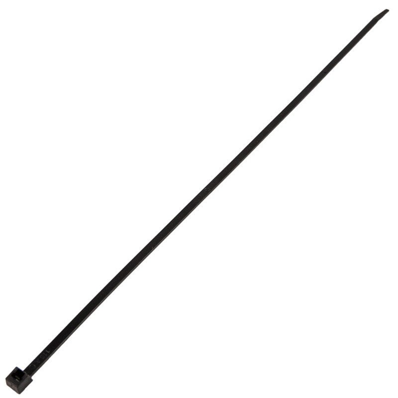 K4 Self Locking Tie Wrap, 14" Black Nylon Zip Tie. Qty 100 Per Pack - Moore Parts
