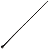 K4 Self Locking Tie Wrap, 14" Black Nylon Zip Tie. Qty 100 Per Pack - Moore Parts