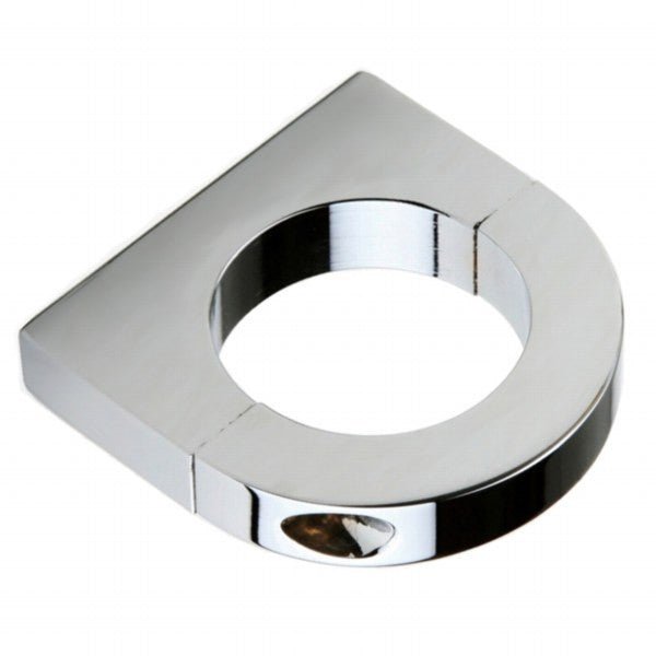 Latest Rage Chrome Aluminum Clamp Bracket With 1/4" - 20 Threads For 1 - 1/2" Tube - Moore Parts