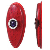 Led Ford Teardrop Tail Lights With Blue Dot, 31 Led Lights, Pair - Moore Parts