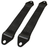 Moore Parts 12" Off - Road Suspension Limit Straps With Black Tabs, Pair - Moore Parts