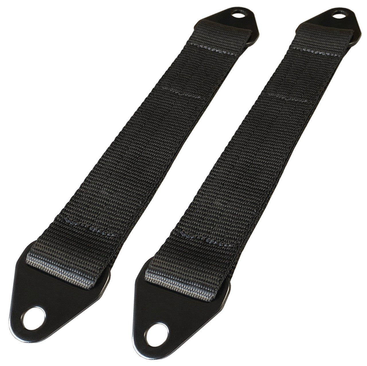 Moore Parts 14" Off - Road Suspension Limit Straps With Black Tabs, Pair - Moore Parts