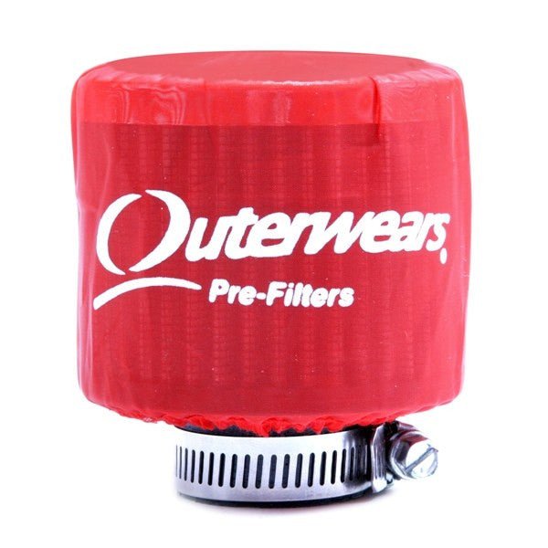 Red Outerwear Prefilter With Top Round 3" Diameter 10 - 1100 - 03 - Moore Parts