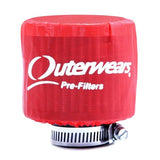 Red Outerwear Prefilter With Top Round 3" Diameter 10 - 1100 - 03 - Moore Parts