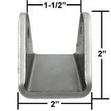 Single Shock / Dual Sheer Weld On Mounting Bracket / Tab. Set Of 4 - Moore Parts
