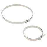 Stainless Steel Axle Boot Clamps F/Porsche 930 & 934 Cv Joint Boots, 2 Piece - Moore Parts