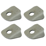 Universal Mounting Tab,3/8" Hole,1 - 3/4" Long x 2" Wide,1/16" Steel, 4 Pack - Moore Parts