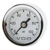VDO 153003 Mechanical Pressure Gauge 0 - 100 Psi 1 - 1/2" - Moore Parts