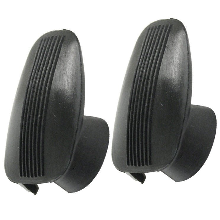 Vw Bug Black Coat Hook Caps 1961 - 67, Pair - Moore Parts