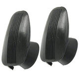 Vw Bug Black Coat Hook Caps 1961 - 67, Pair - Moore Parts