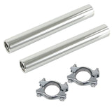 Vw Bug Chrome Stock Tail Pipe Kit For Stock Exhaust Muffler, Pair - Moore Parts