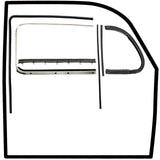 Vw Bug Door Rubber F/Roll Up Window Glass, U Channels, Door & Vent Seals 1952 - 64 - Moore Parts