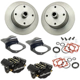 Vw Bug Rear Black Wilwood Disc Brake Kit 1968 - 1979, 4 Lug Vw Pattern - Moore Parts
