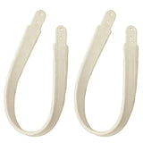 Vw Bug White Inside Door Pillar Assist Straps 1968 - 77, Pair - Moore Parts